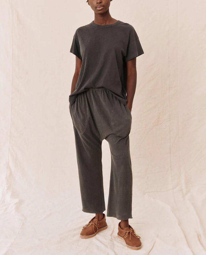 The Jersey Crop. - Heather Grey - THE GREAT. | THE GREAT.