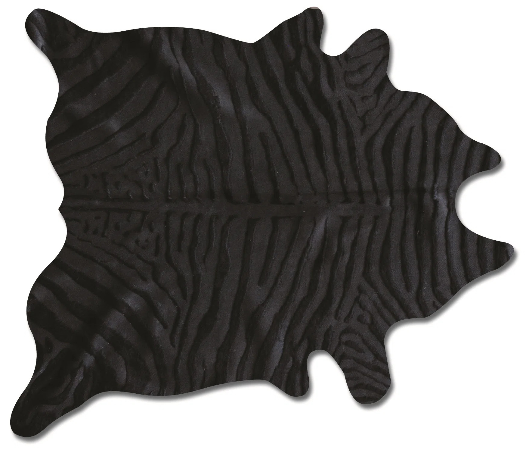 Everly Quinn Khanna Animal Print Handmade Cowhide Black Area Rug & Reviews | Wayfair | Wayfair North America