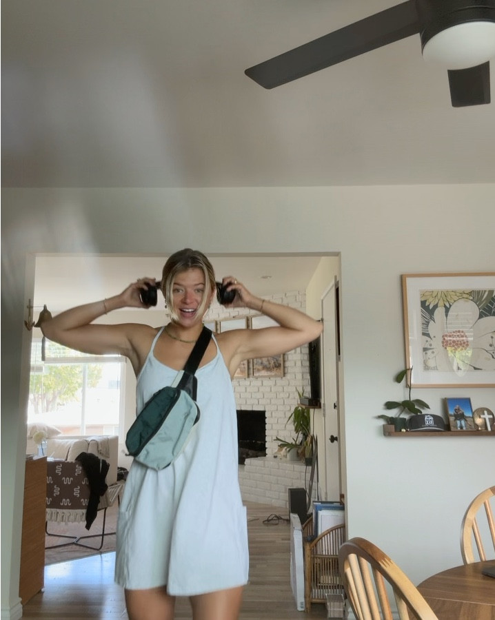 This is the comfiest, most flattering, CUTE athletic/everyday dress. It is made with the softest cotton, and the quality is incredible. It has a full bodysuit built into it so you don’t even have to wear a bra.WIN. It’s true to size. I got a size small and it’s perfect. It’s super stretchy so you don’t have to worry if you’re in between sizes just go with what you normally would get. MUST HAVE.  I’ve already bought three other colors ooops 

#LTKFindsUnder50 #LTKActive #LTKSaleAlert