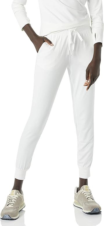 Amazon Essentials Women's Brushed Tech Stretch Jogger Pant | Amazon (US)