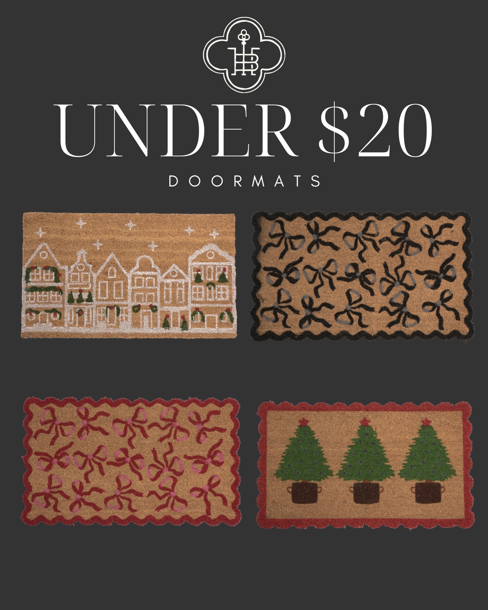 Holiday doormats under $20!

#LTKSeasonal #LTKHome #LTKHoliday