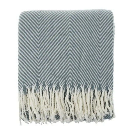 Fennco Styles Cozy Chunky Herringbone Throw Blanket - 50 W x 60 L | Walmart (US)