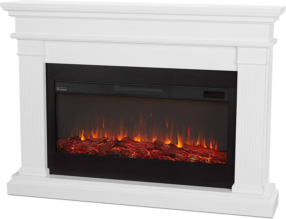 Real Flame Beau 59" Landscape Electric Fireplace with Mantel for Living Room or Bedroom, Replacea... | Amazon (US)