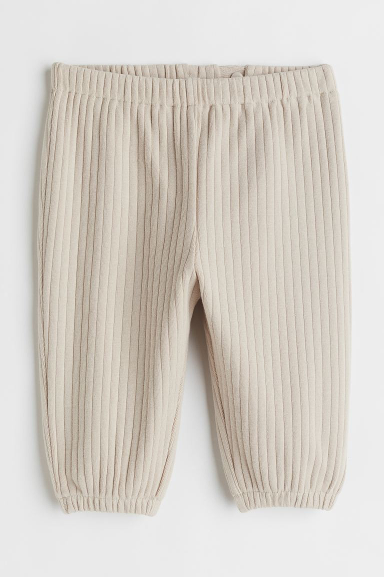 Ribbed Cotton Joggers | H&M (US + CA)