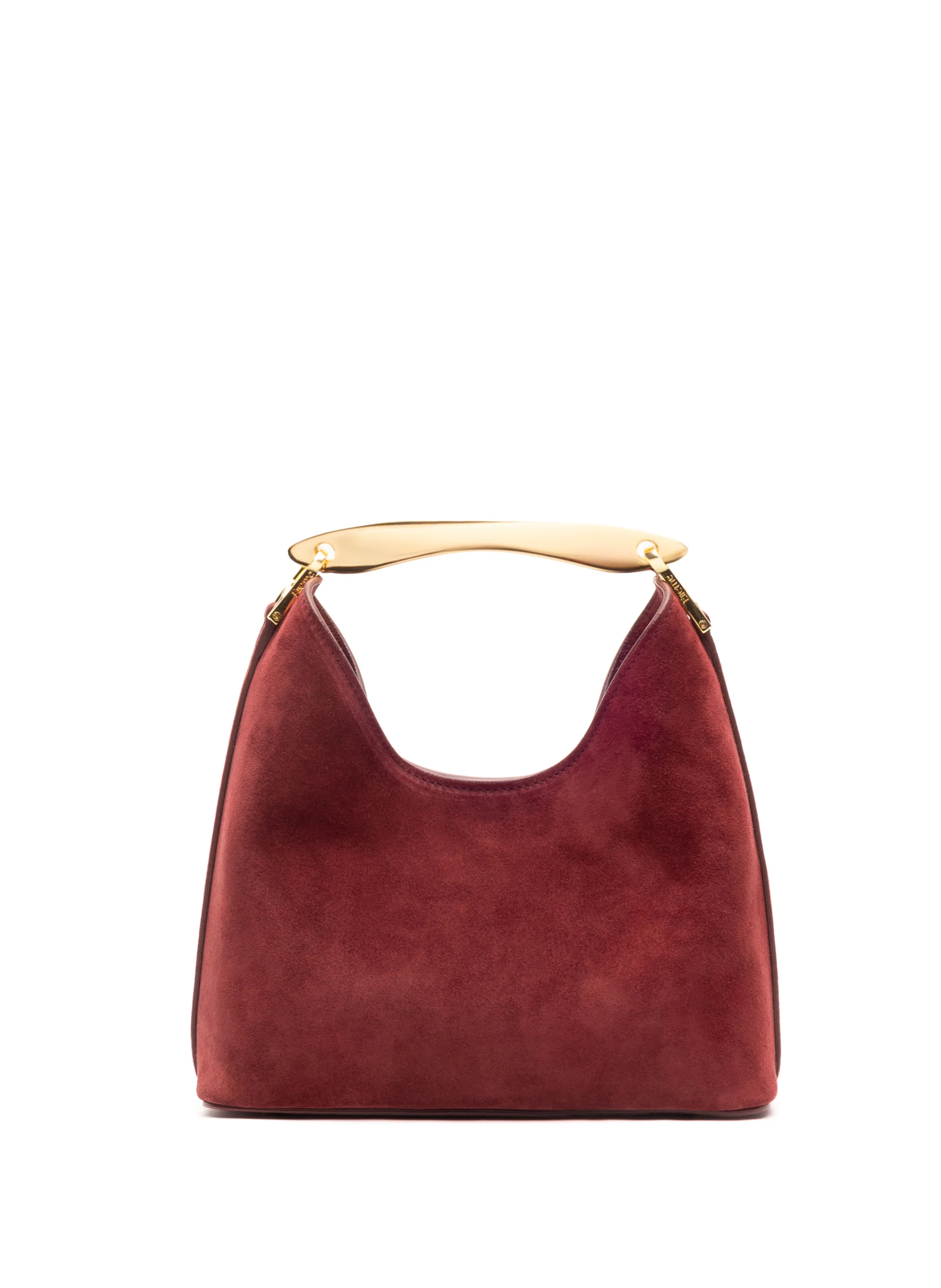 Small Boomerang Suede Burgundy - Handbags for Women - Elleme | Elleme