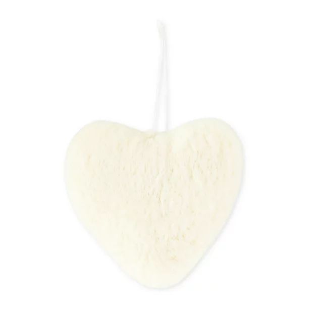 Way To Celebrate Valentine White Fabric Heart Ornament Hanging Decor - Walmart.com | Walmart (US)