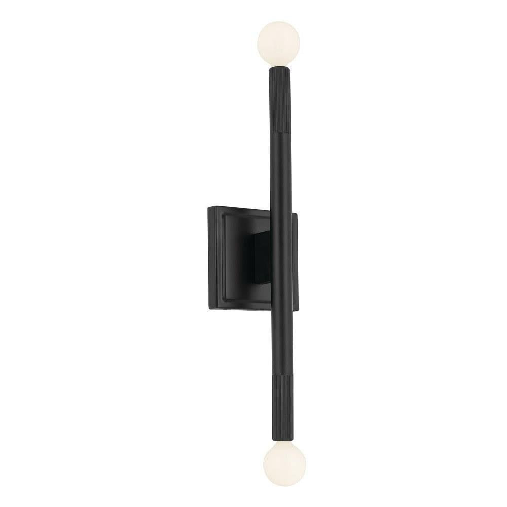 KICHLER Odensa 17 Inch 2 Light Wall Sconce in Black | Amazon (US)