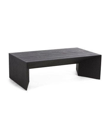 51in Orbina Pine Wood Textured Coffee Table | TJ Maxx
