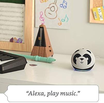 Echo Dot (4th Gen, 2020 release) Kids | Designed for kids, with parental controls | Panda | Amazon (US)