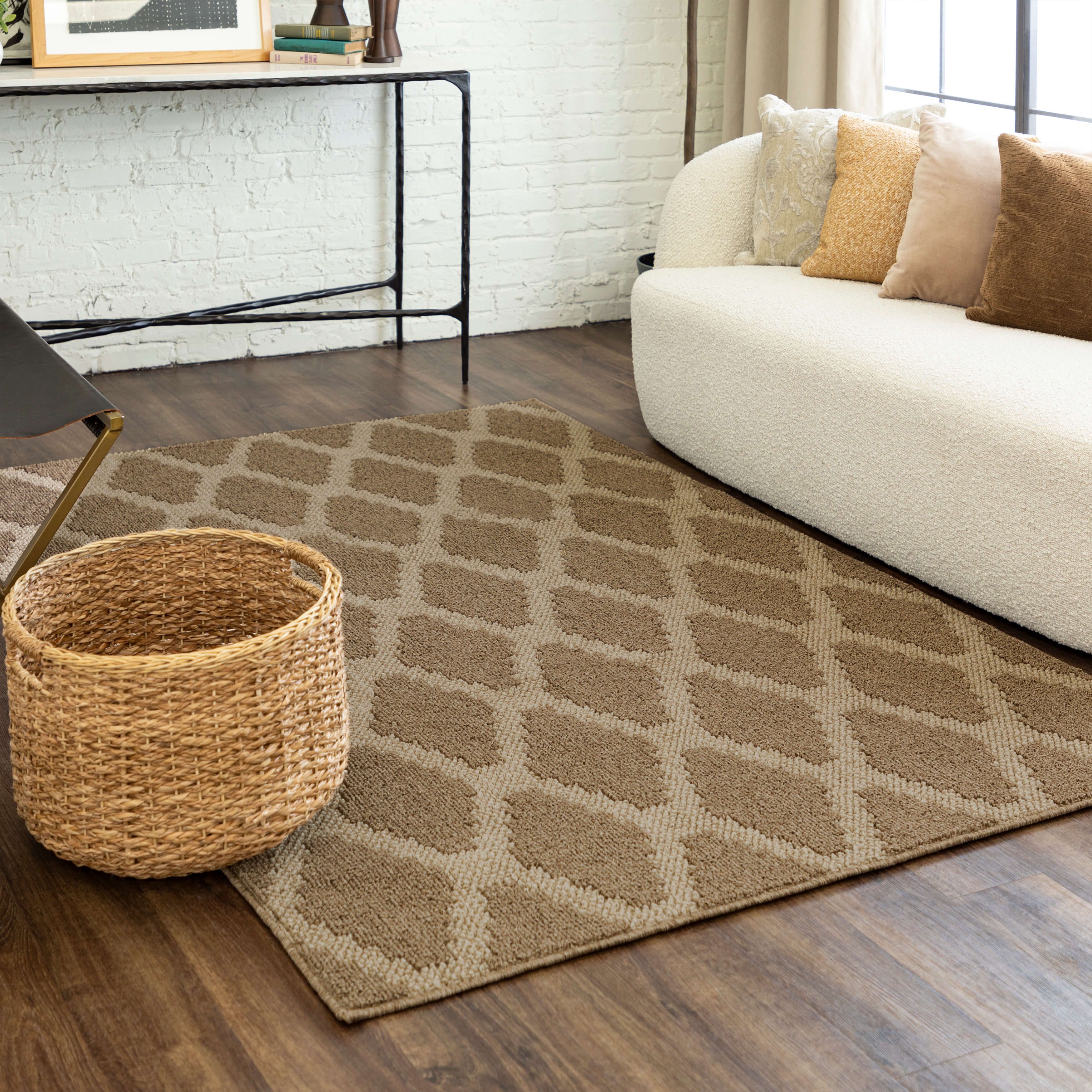 Chasm Sisal Praline/Tan Area Rug | Covered By Rugs