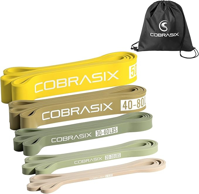 Resistance Bands for Working Out Men and Women | Resistance Bands for at Home Workouts, Powerlift... | Amazon (US)