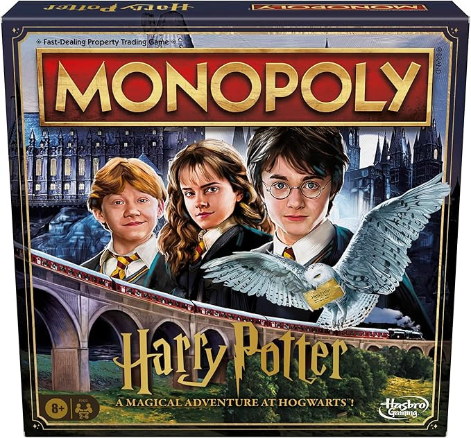 Monopoly Harry Potter Edition Board Game | A Magical Adventure at Hogwarts | Ages 8 and Up | 2 to... | Amazon (US)