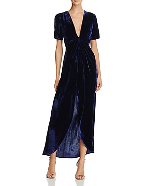 Joa Velvet Faux Wrap Dress - 100% Exclusive | Bloomingdale's (US)