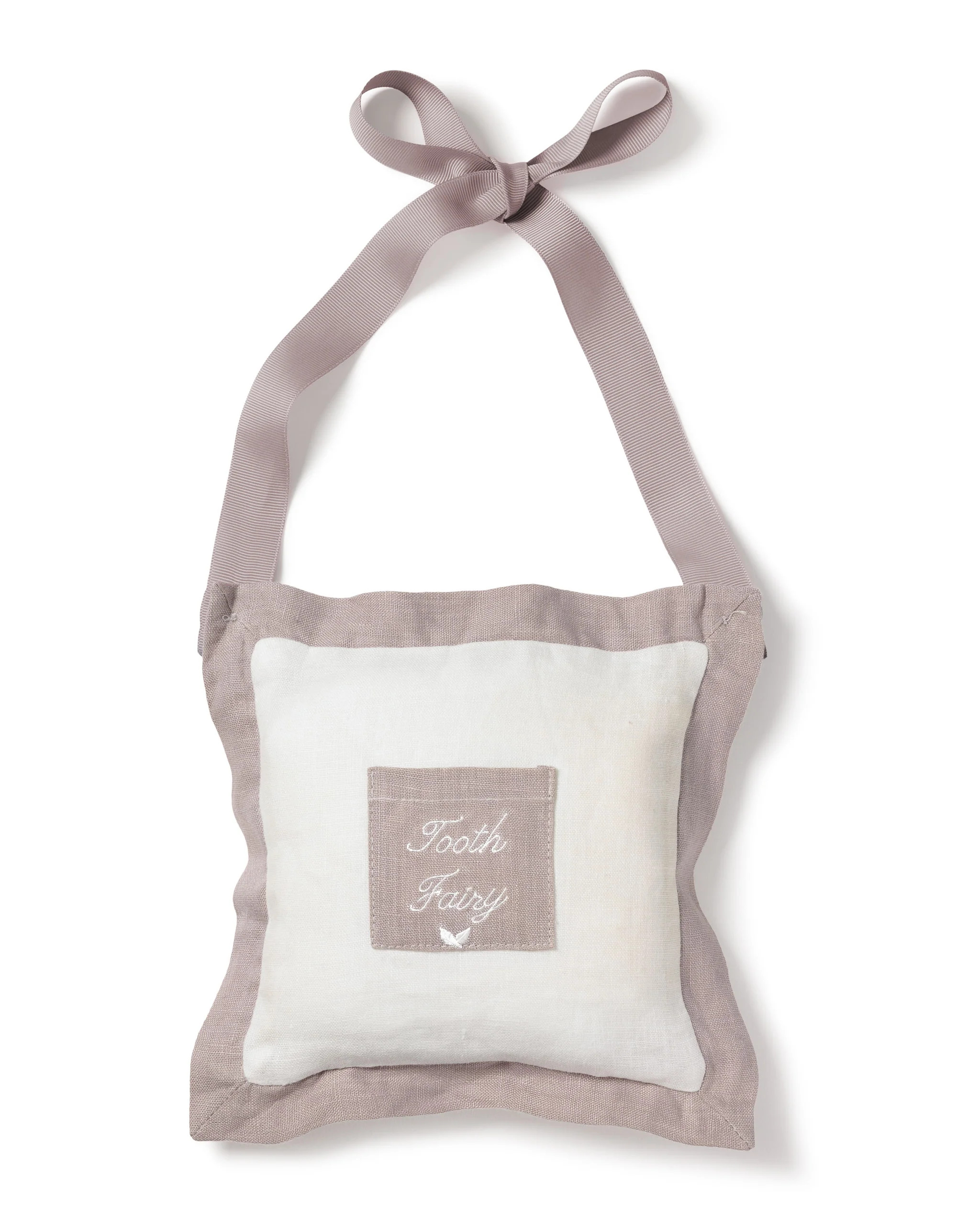 Grey Tooth Fairy Pillow | Petite Plume
