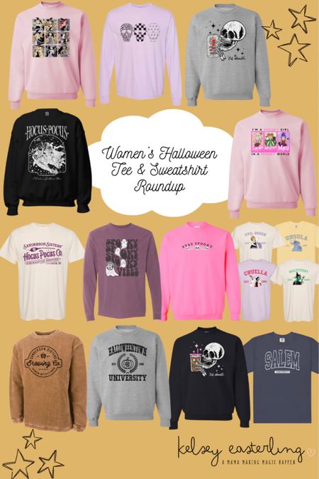Halloween tee & sweatshirt roundup for women 👻🎃🦇 

#LTKSeasonal #LTKHalloween #LTKHoliday
