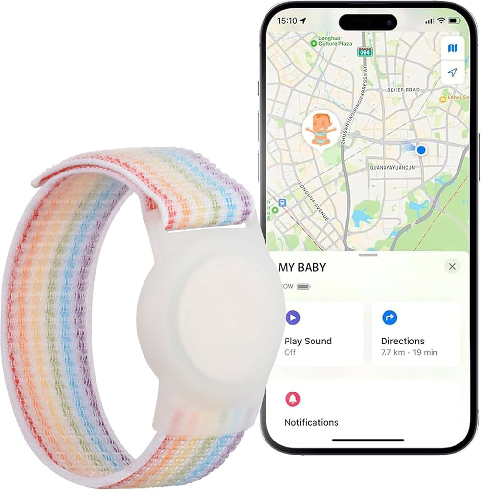 GPS Tracker for Kids (iOS Only) - Real-Time Mini Locator Watch Band for Teens, Special Needs, and... | Amazon (US)