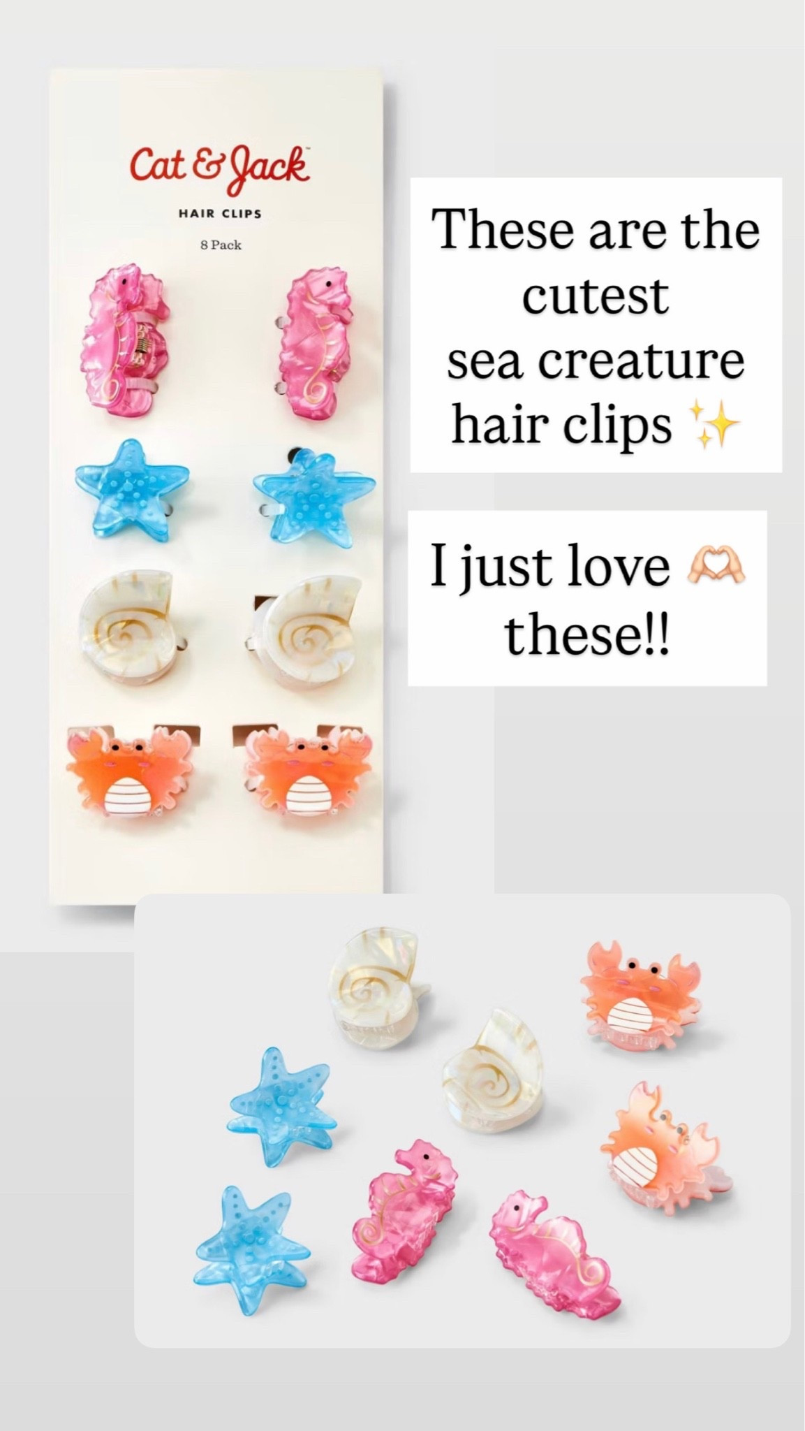 Sea creature hair clips for girls

#LTKBeauty #LTKKids