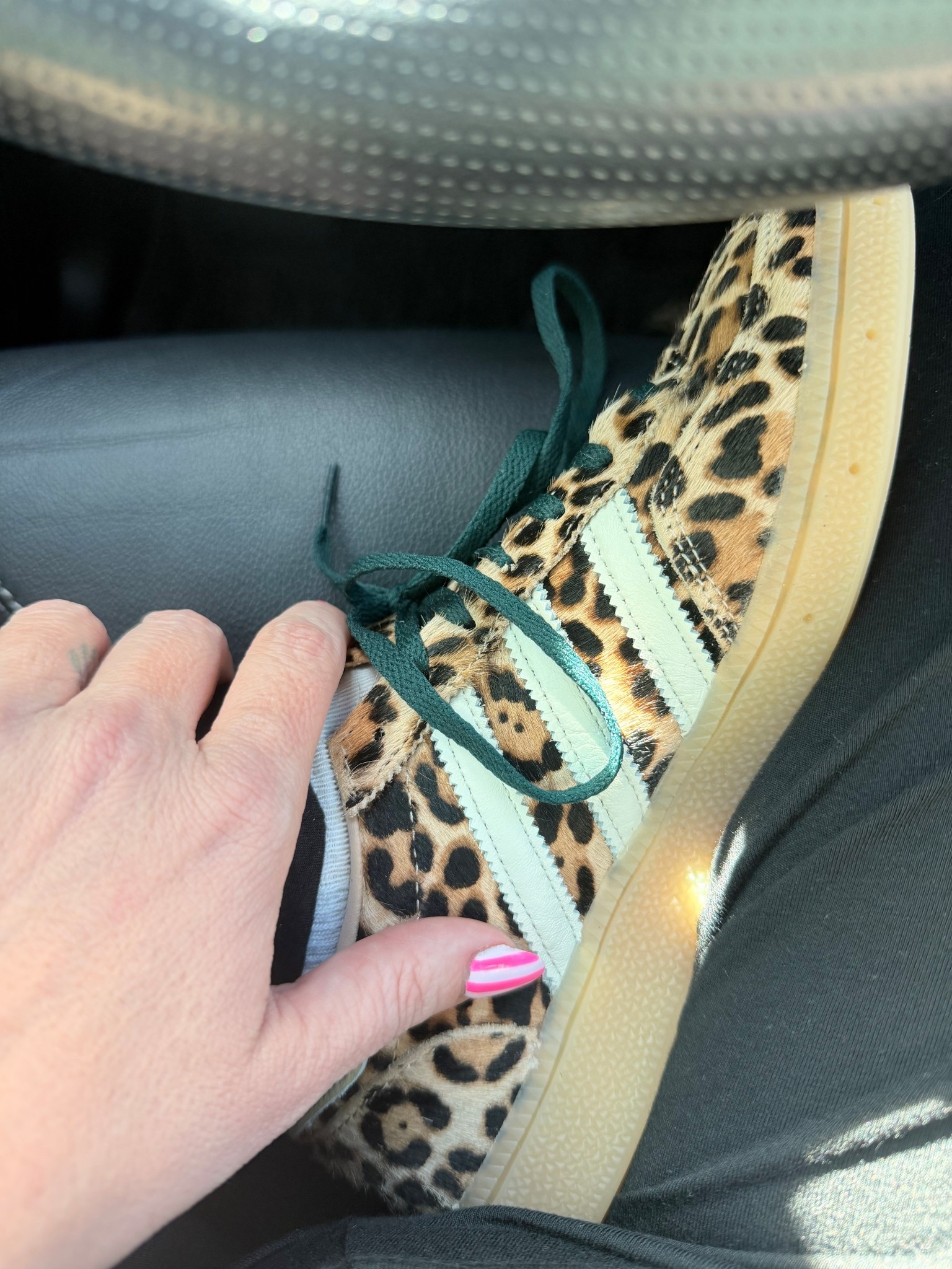 These Adidas are 🔥! Adidas Handball Spezial - fuzzy texture with green and white laces. 

#LTKActive #LTKOver40