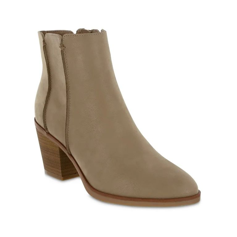 MIA GIRL Women's Charlize Ankle Booties, Sizes 6.5-10 - Walmart.com | Walmart (US)