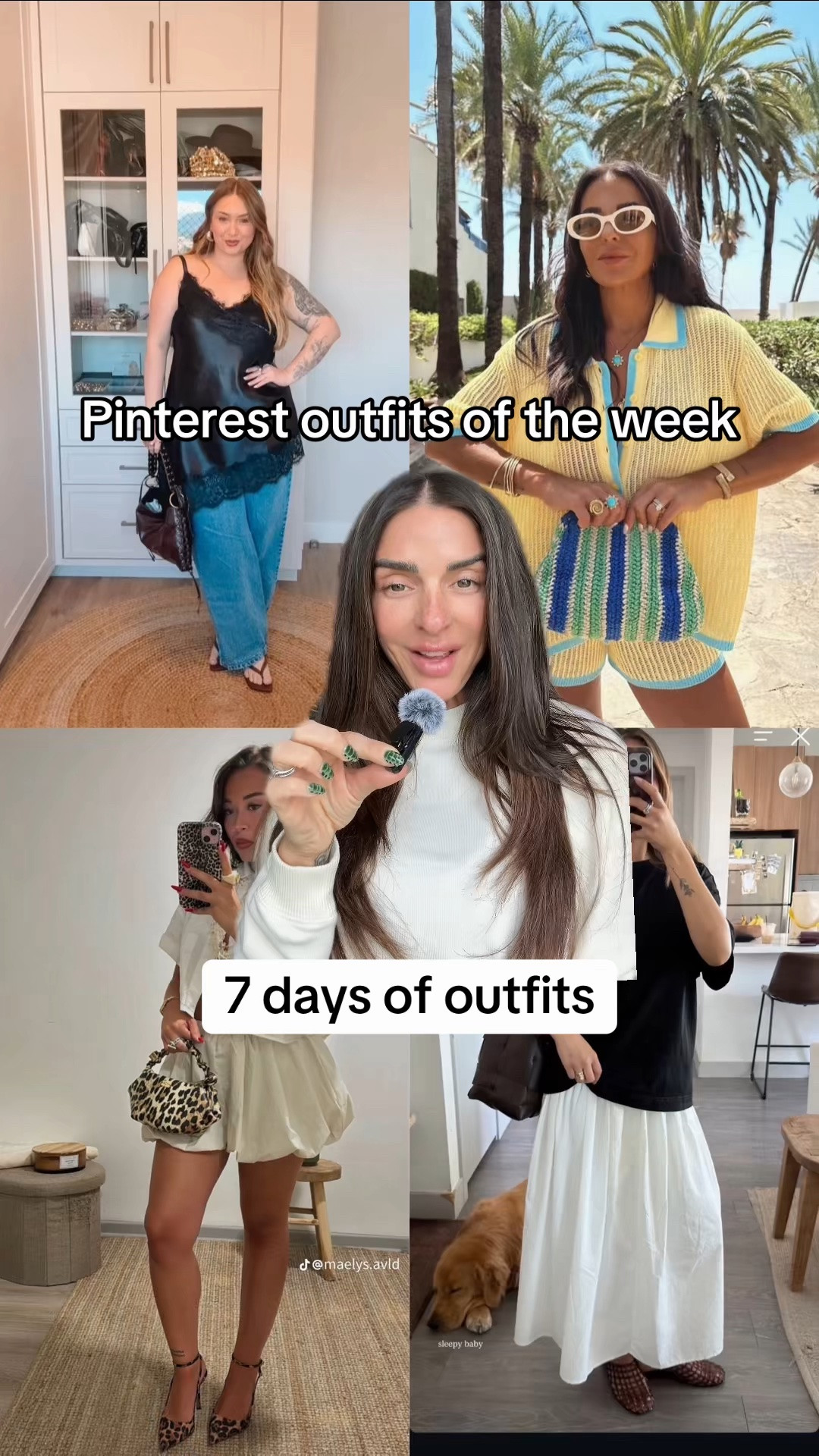 7 days of outfits that you should recreate this week. Pinterest outfits of the week.