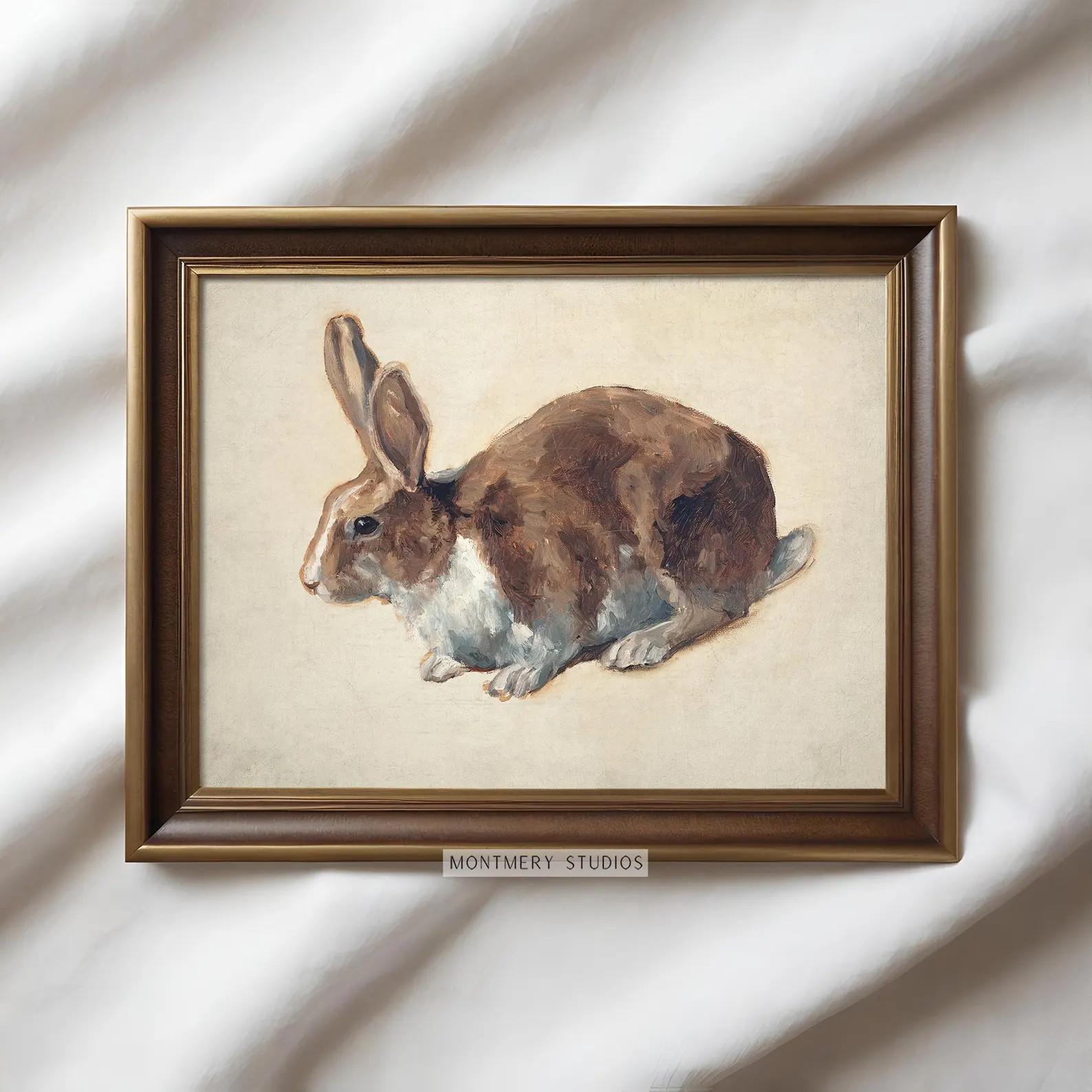 Vintage Rabbit Artwork, Vintage Bunny Nursery Wall Art, Easter Printable, Easter Bunny Print, Woo... | Etsy (Global)