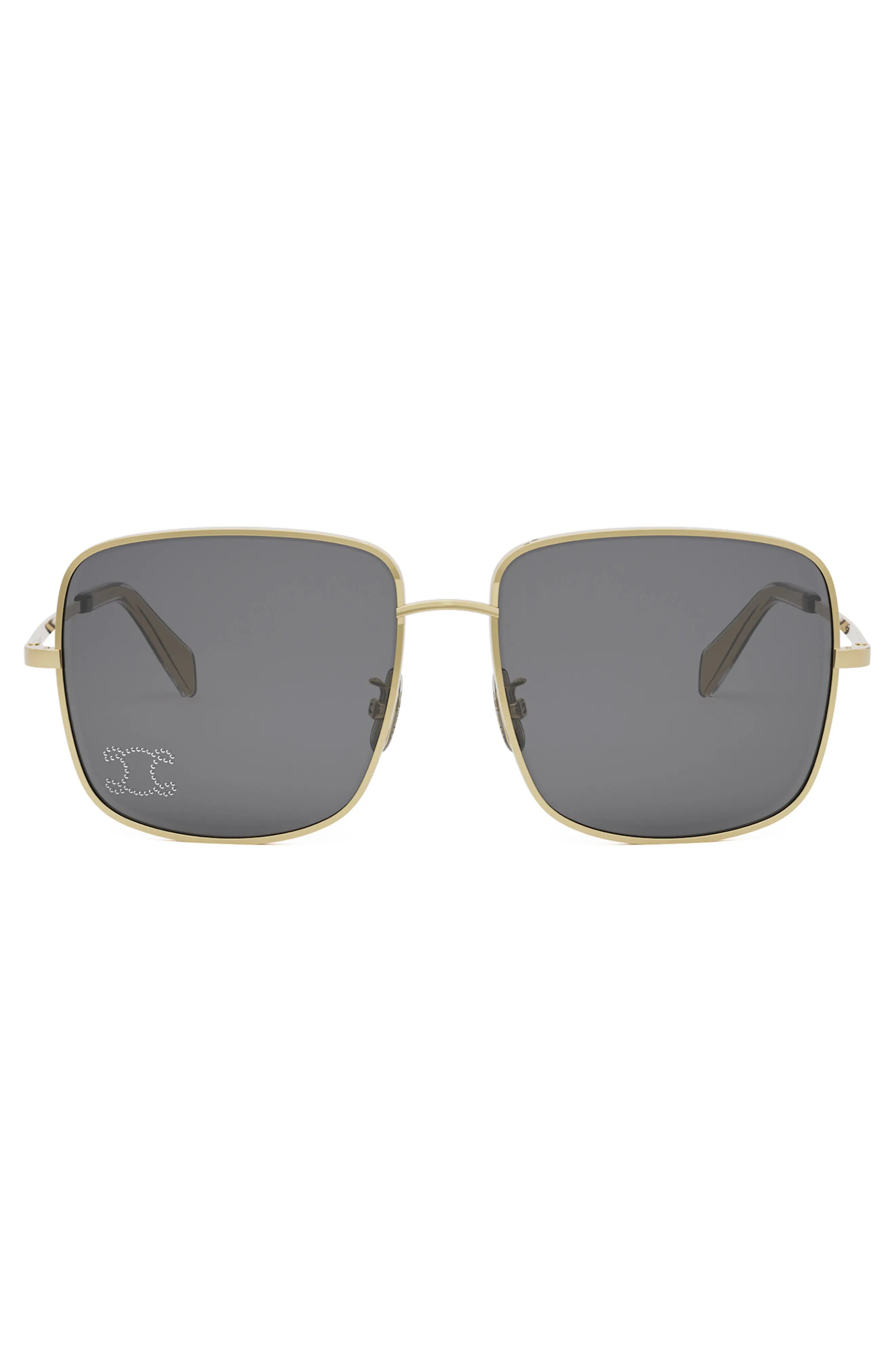 Rhinestone Triomphe 59mm Square Sunglasses (Women) | Nordstrom | Nordstrom