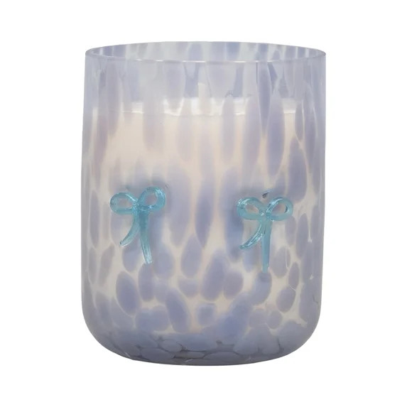 Mainstays 1-Wick Art Glass Lavender Cloud Scented Jar Candle, Bow, 8.5 oz. | Walmart (US)