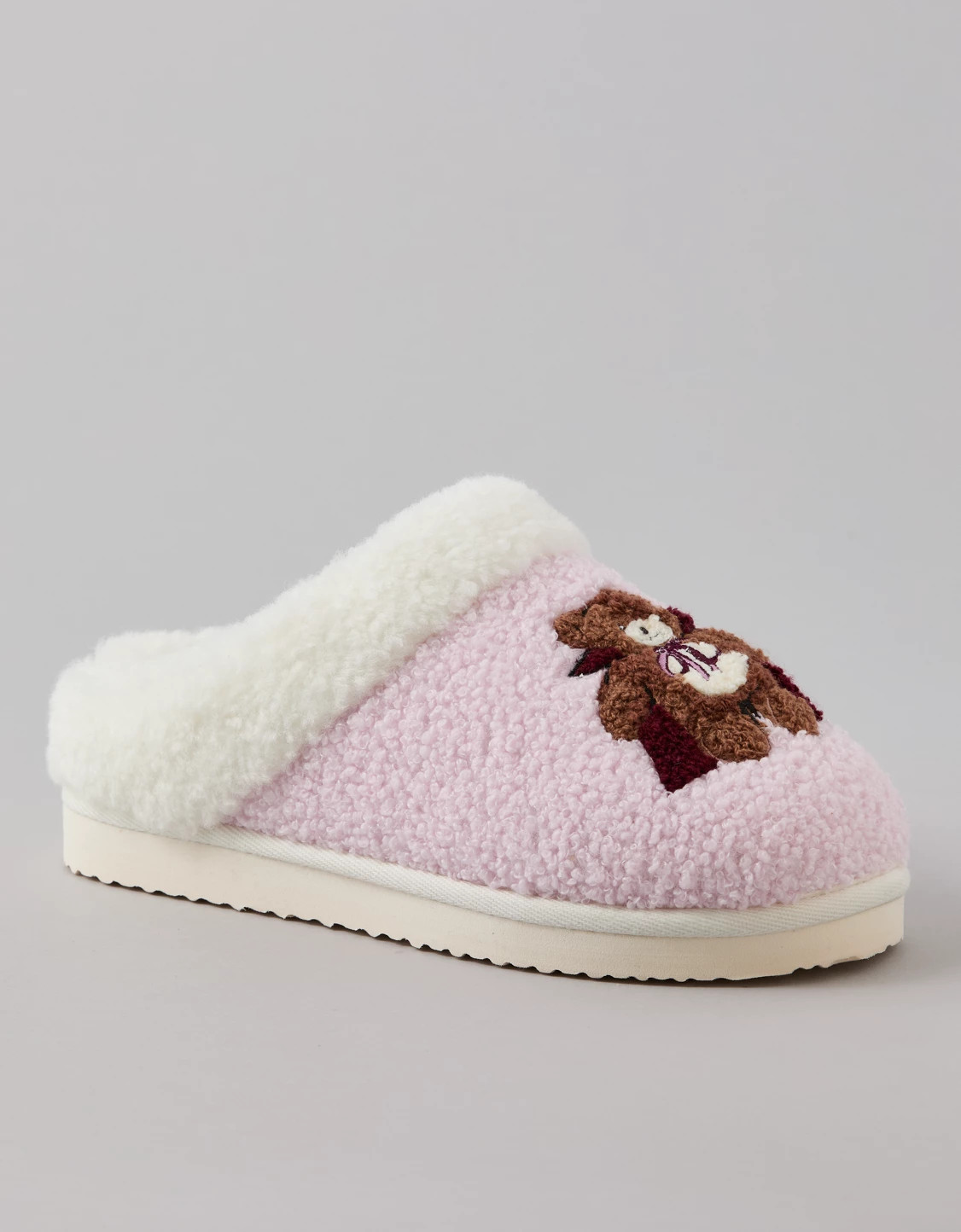 AE Vampire Teddy Scuff Slipper | American Eagle Outfitters (US & CA)