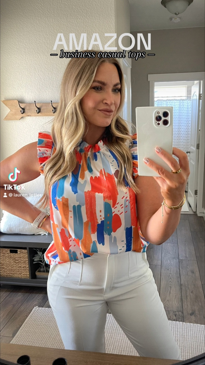 In my colorful era 💙🤍❤️🧡💛
.
.
.
Everything is in my bio under “Amazon
Storefront”, and I’m wearing a size L.

#workstyle #officewear #amazonfinds #amazonfashion #workfits #outfitsoftheweek #businesscasual #workwear #outfitideas #officeoutfits #midsizeoutfits #officefashion 

#LTKFind #LTKunder50 #LTKworkwear