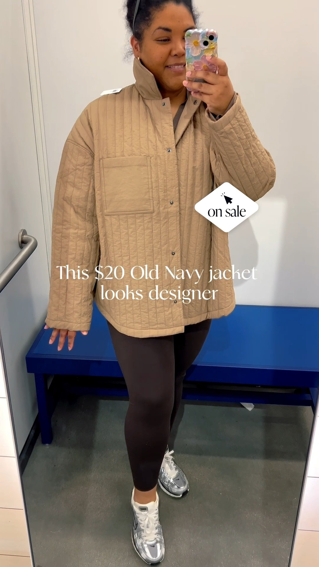 This jacket looks designer but it’s Old Navy + 60% off right now 👀✨
I’m wearing an XXL in the color Salt Marsh and it has that elevated, luxury outerwear feel without the luxury price tag.

It’s only $20 for the Holiday Deals Rush (!!) and gives major high-end quilted coat energy — structured, flattering, and perfect for everyday mom life, errands, school drop-off, or casual winter outfits.

These are selling fast, so if you’ve been wanting a neutral jacket that looks expensive but isn’t… this is the one 🤍
Linked here before sizes/colors go 👇

#oldnavyfinds #ltkunder50 #ltkholiday #affordablefashion #momswithstyle #capsulewardrobe #winterlayers #budgetfriendlyfashion #neutralstyle #everydayoutfits #quiltedjacket

#LTKSaleAlert #LTKootd #LTKFindsUnder50