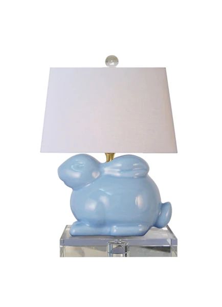 Baby Blue Bunny Lamp | Dashing Trappings