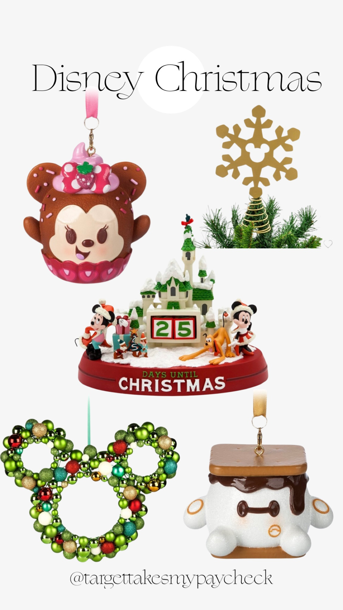 Disney Mickey Mouse & Friends Mickey Mouse And Minnie Mouse Christmas Tree  Ornament - Disney Store : Target