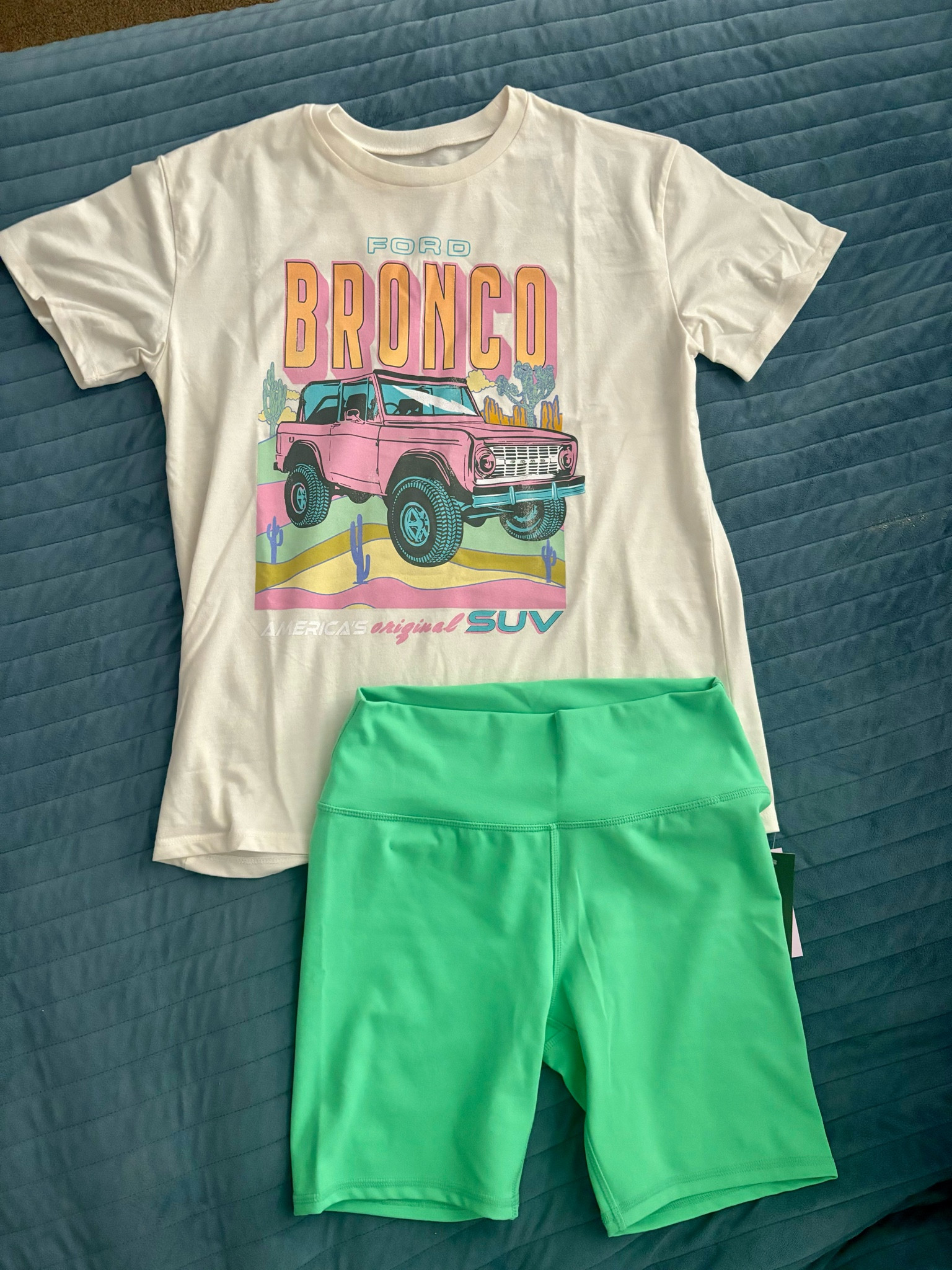 Yesss so happy with this target outfit!! Both the tee shirt and butter bliss biker shorts are in sale under $10 today 🙏🏻😍 and I love these together!!! 

#LTKxTarget #LTKsalealert #LTKActive