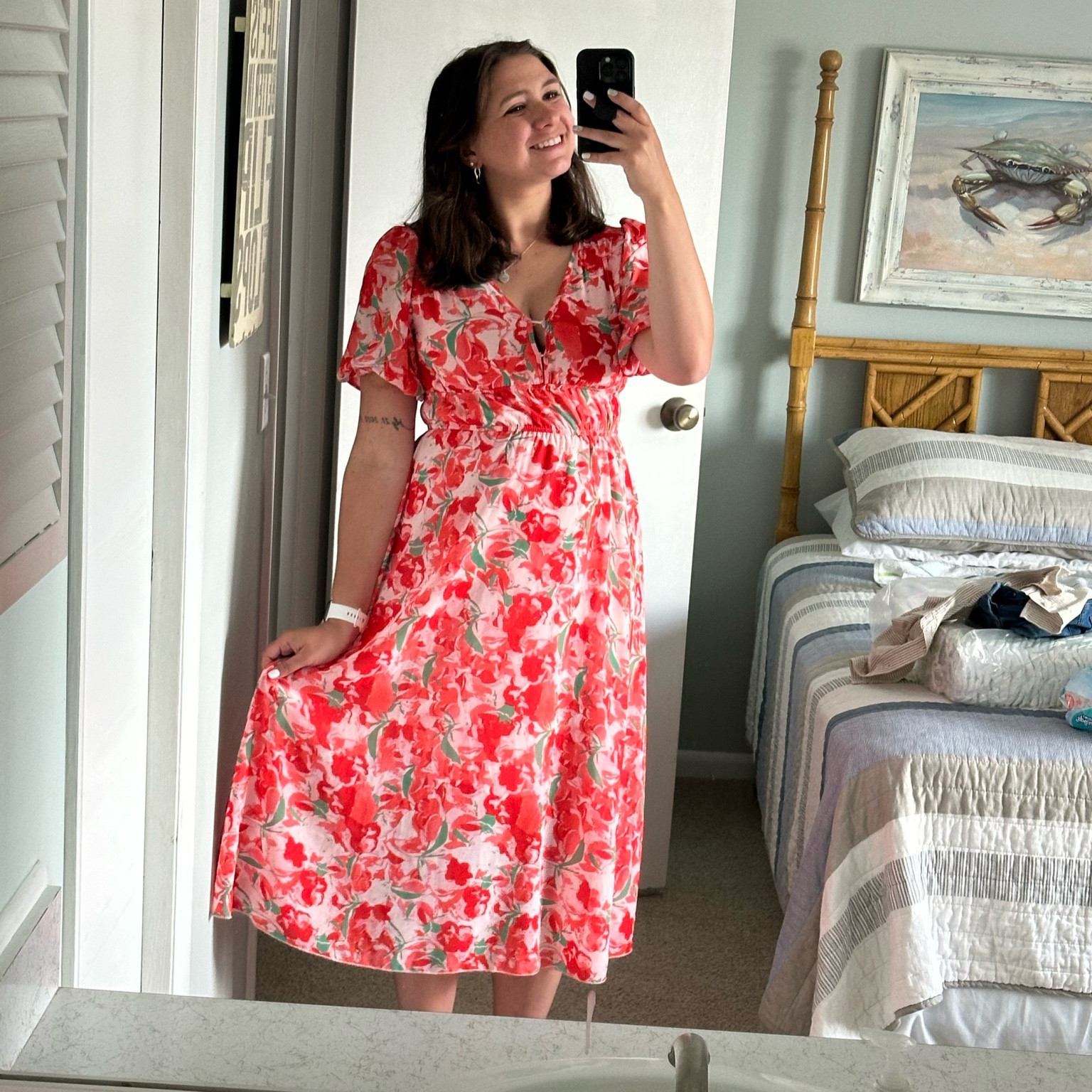 Gorgeous floral midi dress - perfect for southern spring and summer 

#LTKSeasonal #LTKFindsUnder50 #LTKTravel