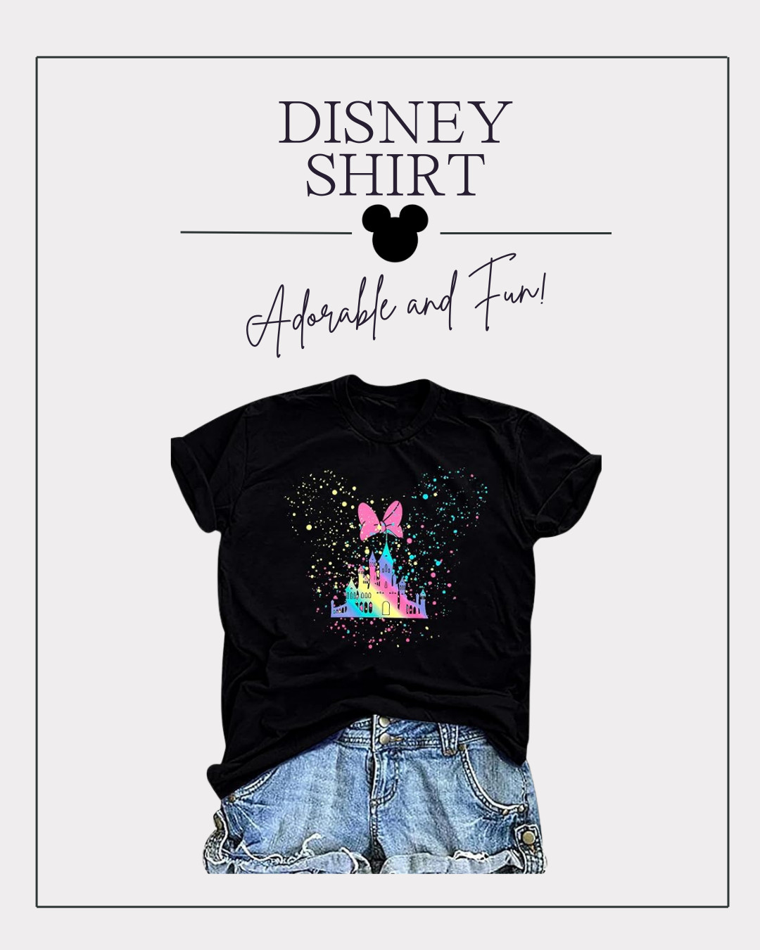 Cute shirt perfect for your Disney trip or anytime for a true Disney fan!  

 #LTKmomlife #LTKTravel
