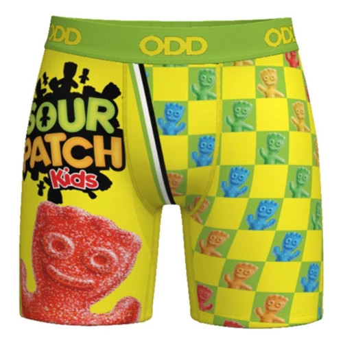 Men's ODD SOX Sour Patch Kids Checkers Boxer Briefs | Scheels