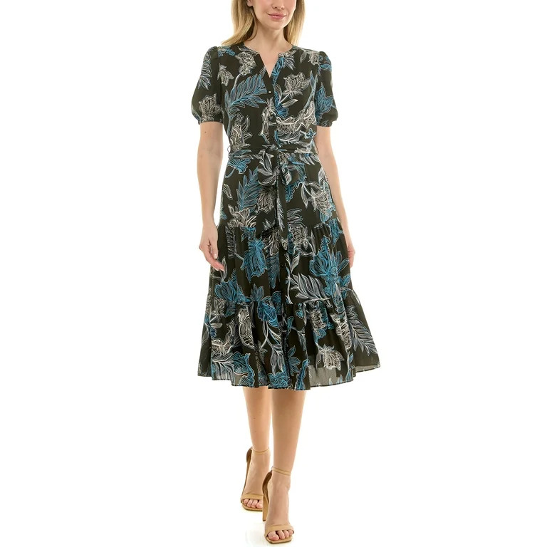 Nanette Nanette Lepore Womens Tie Waist Shirtdress | Walmart (US)