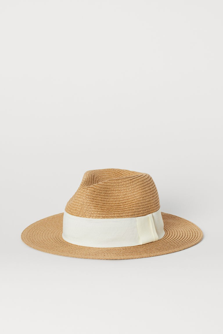 Strohhut mit Ripsband | H&M (DE, AT, CH, NL, FI)