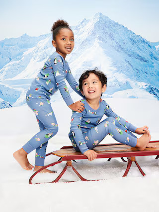 Printed Snug-Fit Pajama Set for Toddler & Baby | Old Navy (US)