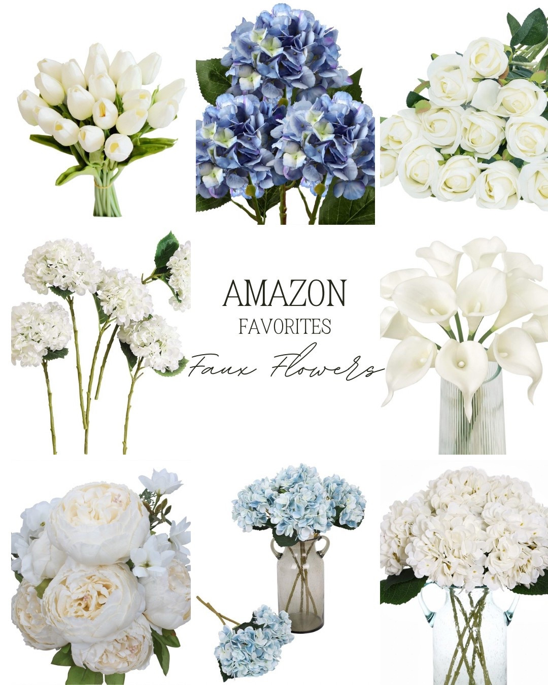 Time for a home refresh with faux flowers from Amazon 

Home Decor 
Faux Wedding Flowers 
Wedding Flowers 
Coastal Decor
Cottage Decor 
Farmhouse Decor 
Nancy Meyers Aesthetic 
Faux tulips 
Faux hydrangeas 
Faux peonies 
Faux roses 

#LTKStyleTip #LTKWedding #LTKHome