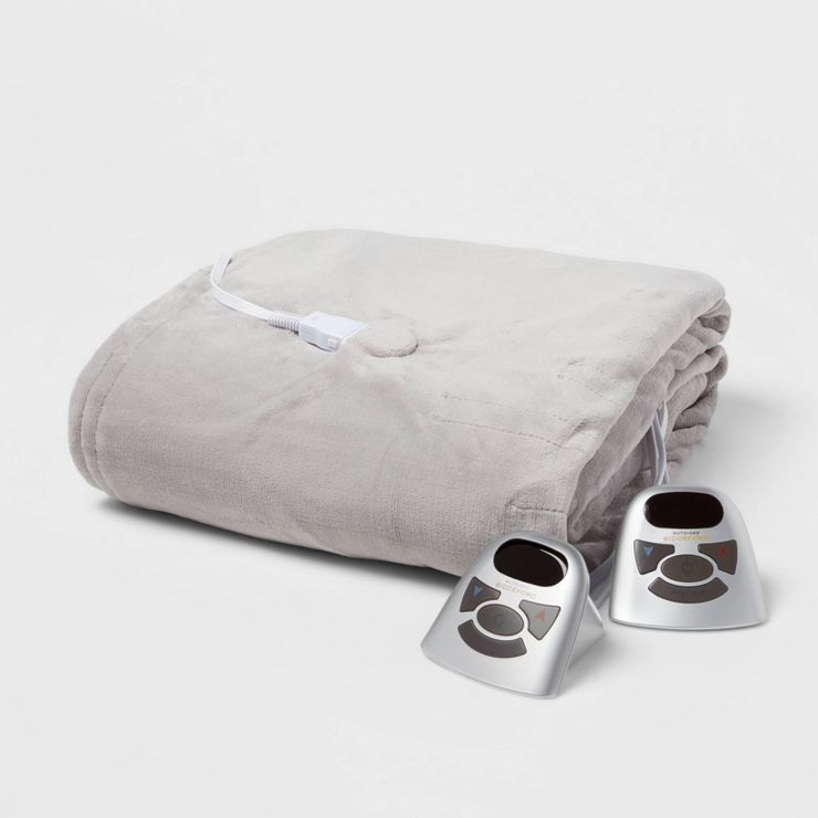 Electric Solid Microplush Bed Blanket - Biddeford Blankets | Target