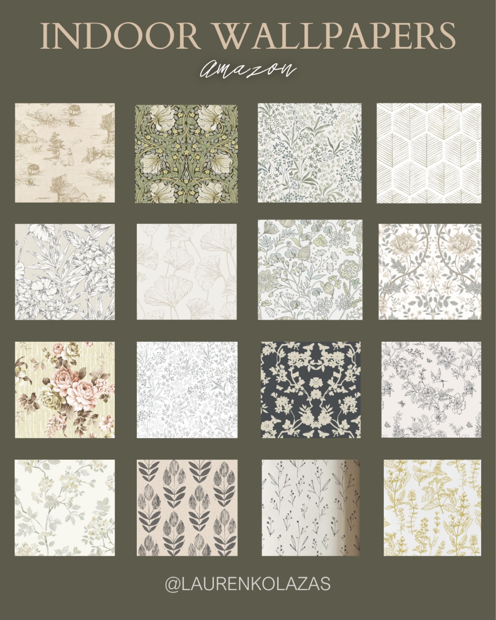 Check these indoor floral wallpapers from Amazon that come in a wide variety of fabulous patterns and styles at surprisingly affordable prices! Perfect for your next home renovation!
#summerrefresh #homedecor #designtips #seasonalstyling

#LTKStyleTip #LTKSeasonal #LTKHome