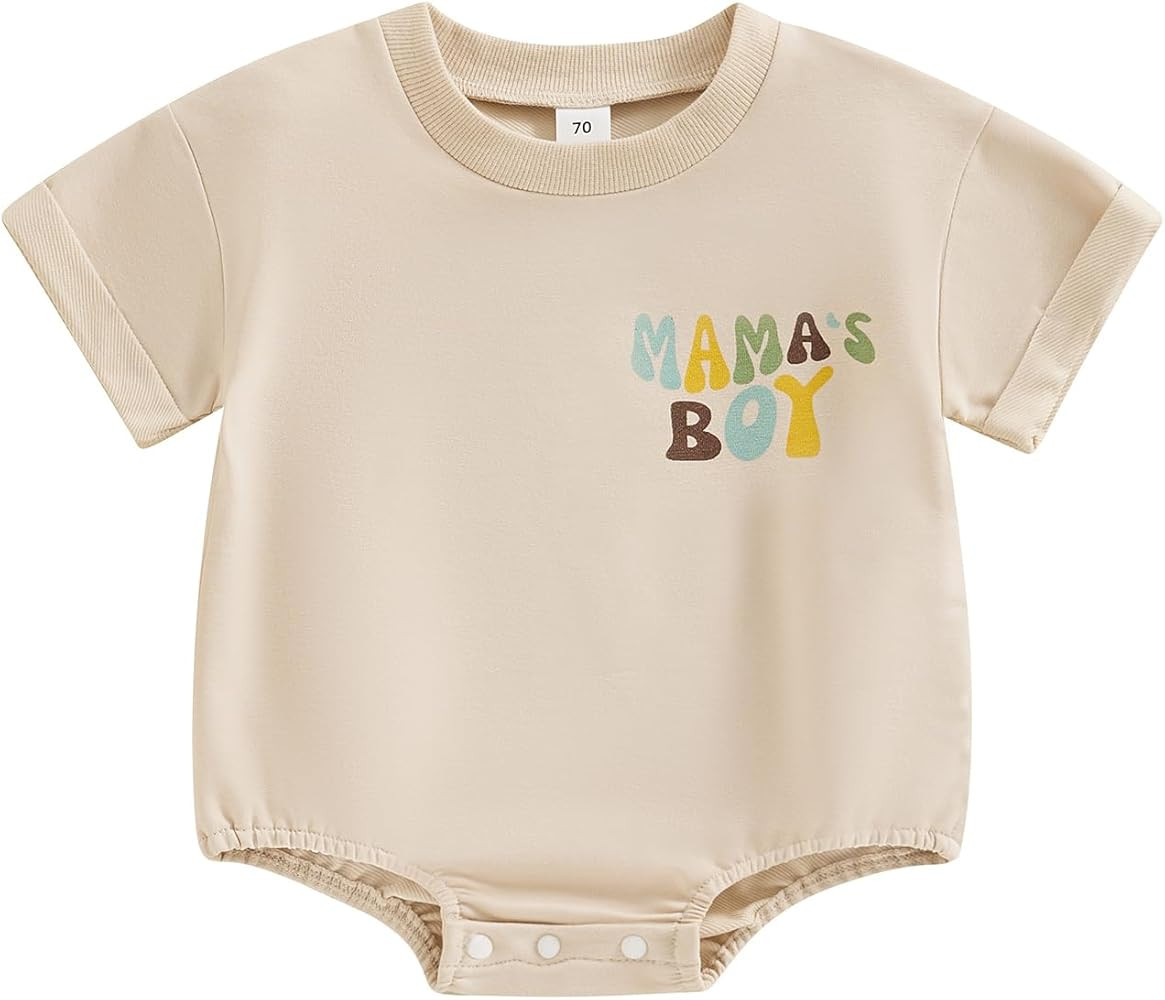 Twopumpkin Baby Boy Girl Bubble Romper Short Sleeve Onesie Graphic T Shirts Toddler Infant Summer... | Amazon (US)