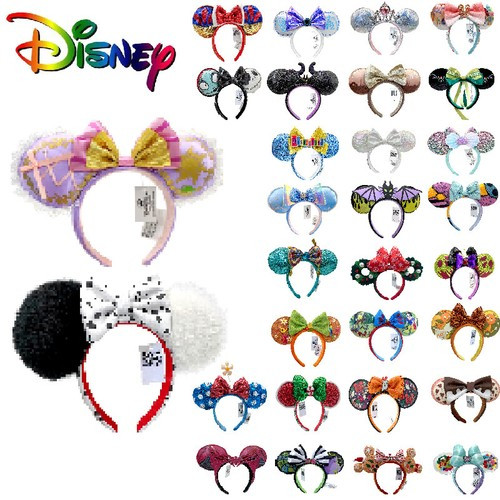Disney Parks Cinderella Magical Bow Minnie Mouse Ears Bow Sequins Headband | eBay | eBay US