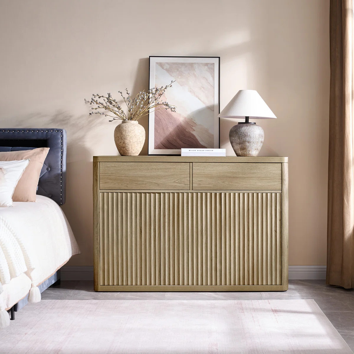 Cesiro 50.15''W Storage Sideboard With 2-Draw And 3-Door | Wayfair North America