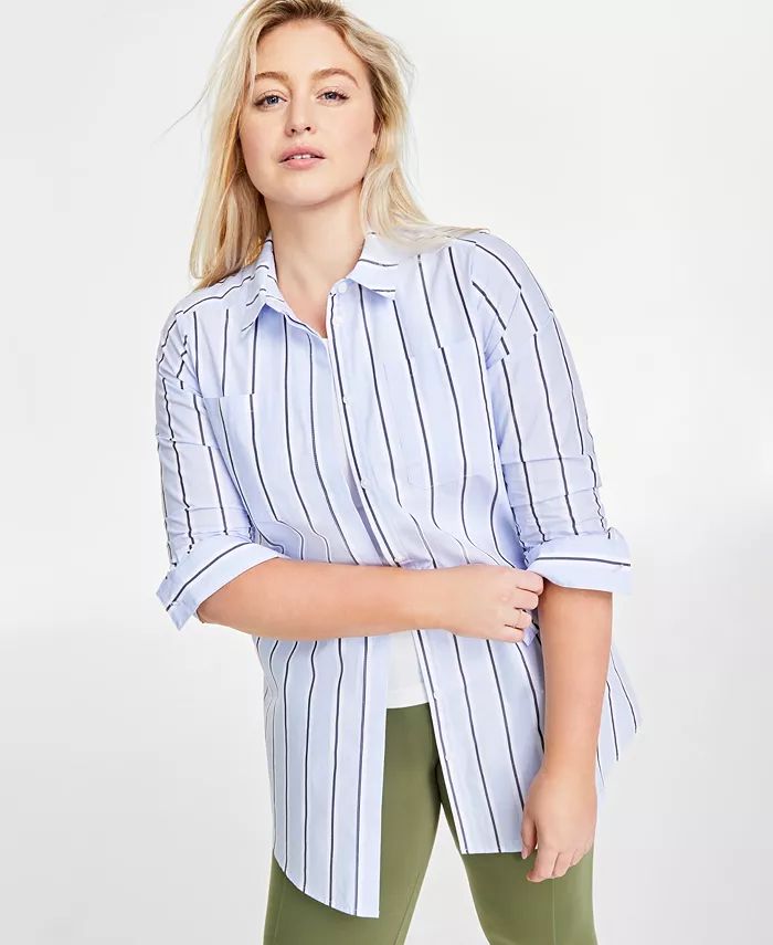 Women's Cotton Tunic Shirt, Created for Macy's | Macy's