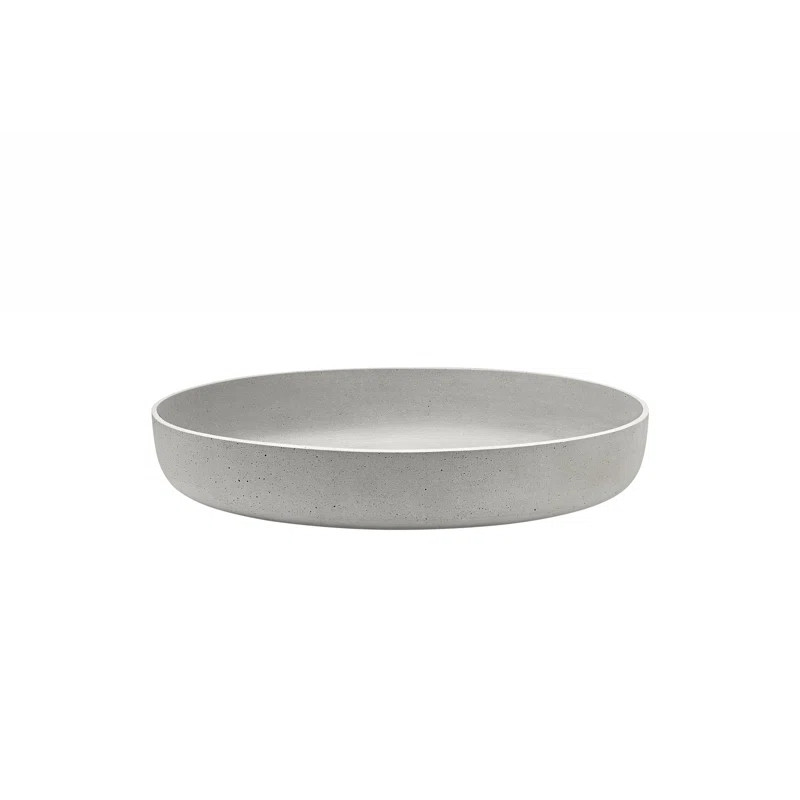 Stoneware Modern & Contemporary Decorative Plate in Concrete | Wayfair North America