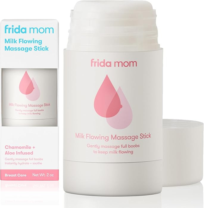 Frida Mom Milk Flowing Massage Stick for Breastfeeding and Nursing Moms, Infused with Chamomile +... | Amazon (US)