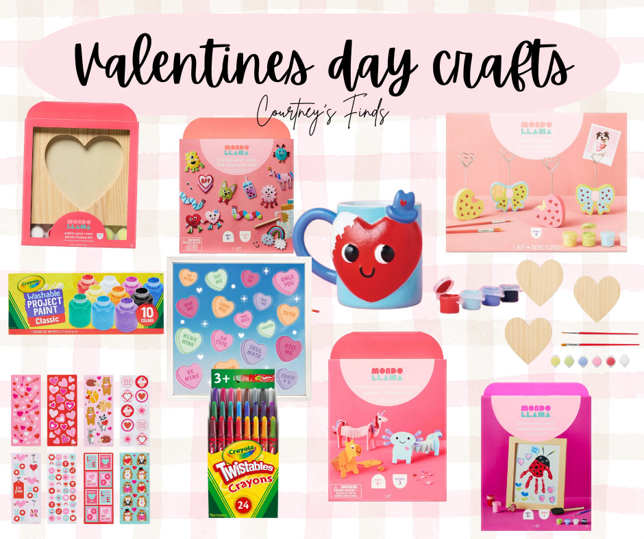 crafts for valentines day! easy for parents and fun for kids. I like to make keepsakes out of the wooden hearts with finger or handprints!  #valentinesday #valentinesdaycraft #kidscraft #crafting #artsandcrafts #target #targetfinds  

 #LTKValentine #LTKKids