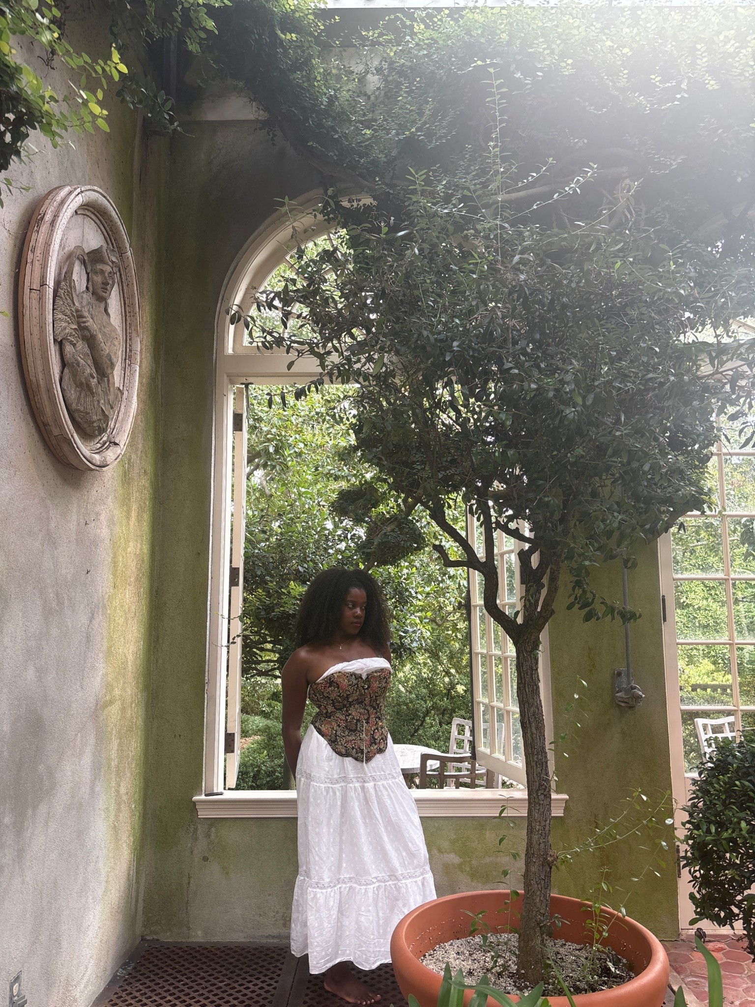 Pretending to be a princess in DC with my Lacemade Corset. Romanticizing life always. Romantic, princesscore, and feminine inspired, perfect for the fall 🍁

#LTKMidsize #LTKTravel #LTKSeasonal